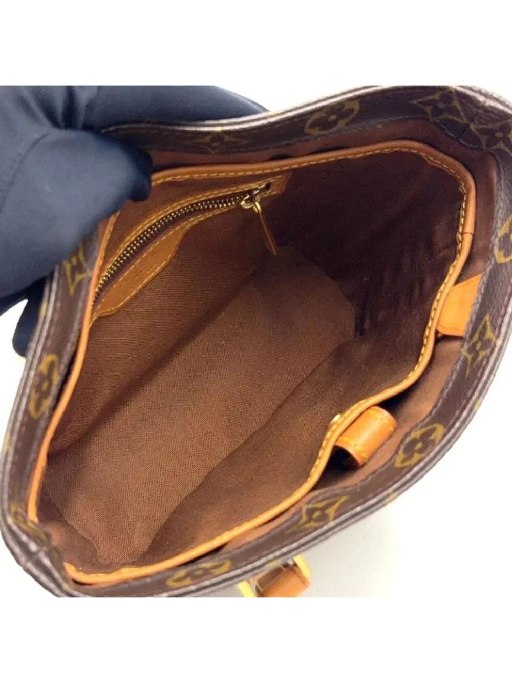 Louis Vuitton Vavin PM Monogram Leather Brown Light Handbag Gold